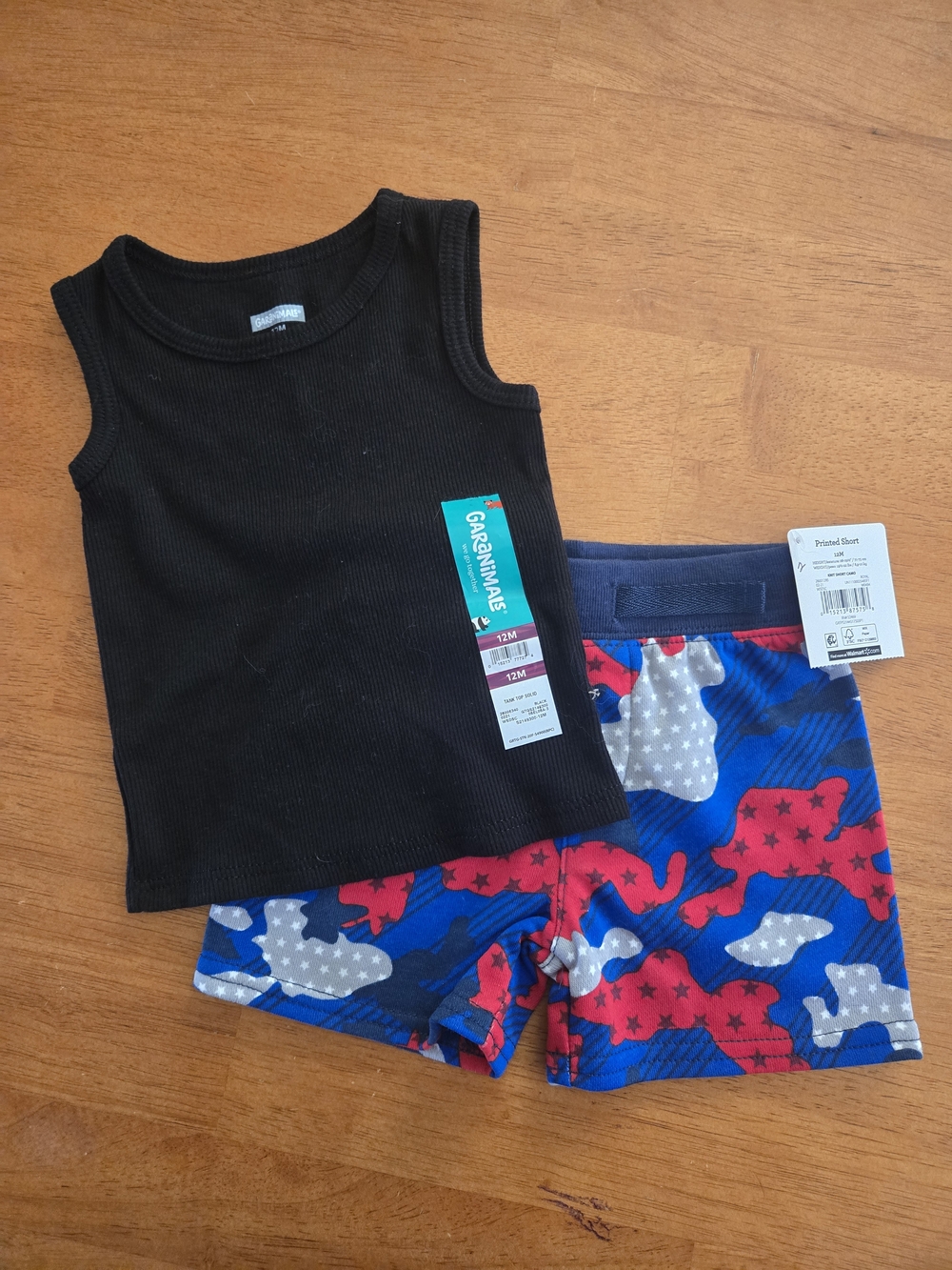NWT Garanimal Tee And Way To Celebrate Shorts. 12 Months